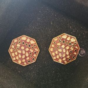 Samba Octagon Studs "Giraffe"